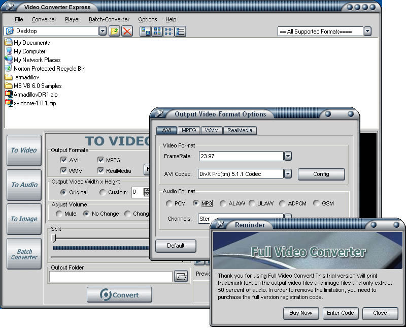 Video Converter Express Screenshot